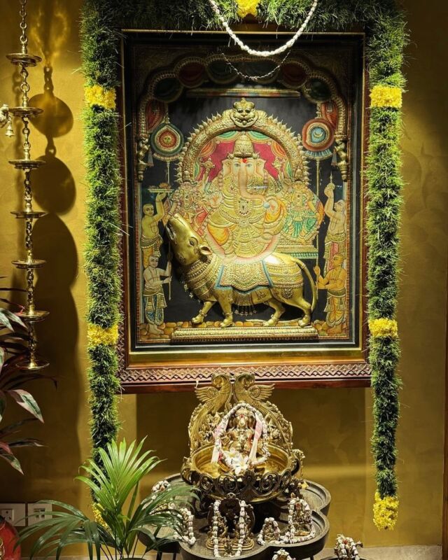 Wishing you a happy and prosperous Ganesh Chaturthi! May Lord Ganesha remove all obstacles and bring success to your life.
.
.
.
.
#ganeshchaturthi #vinayakarchathurthi #ganesha #wishes #madhurafied #redwoodmontessori